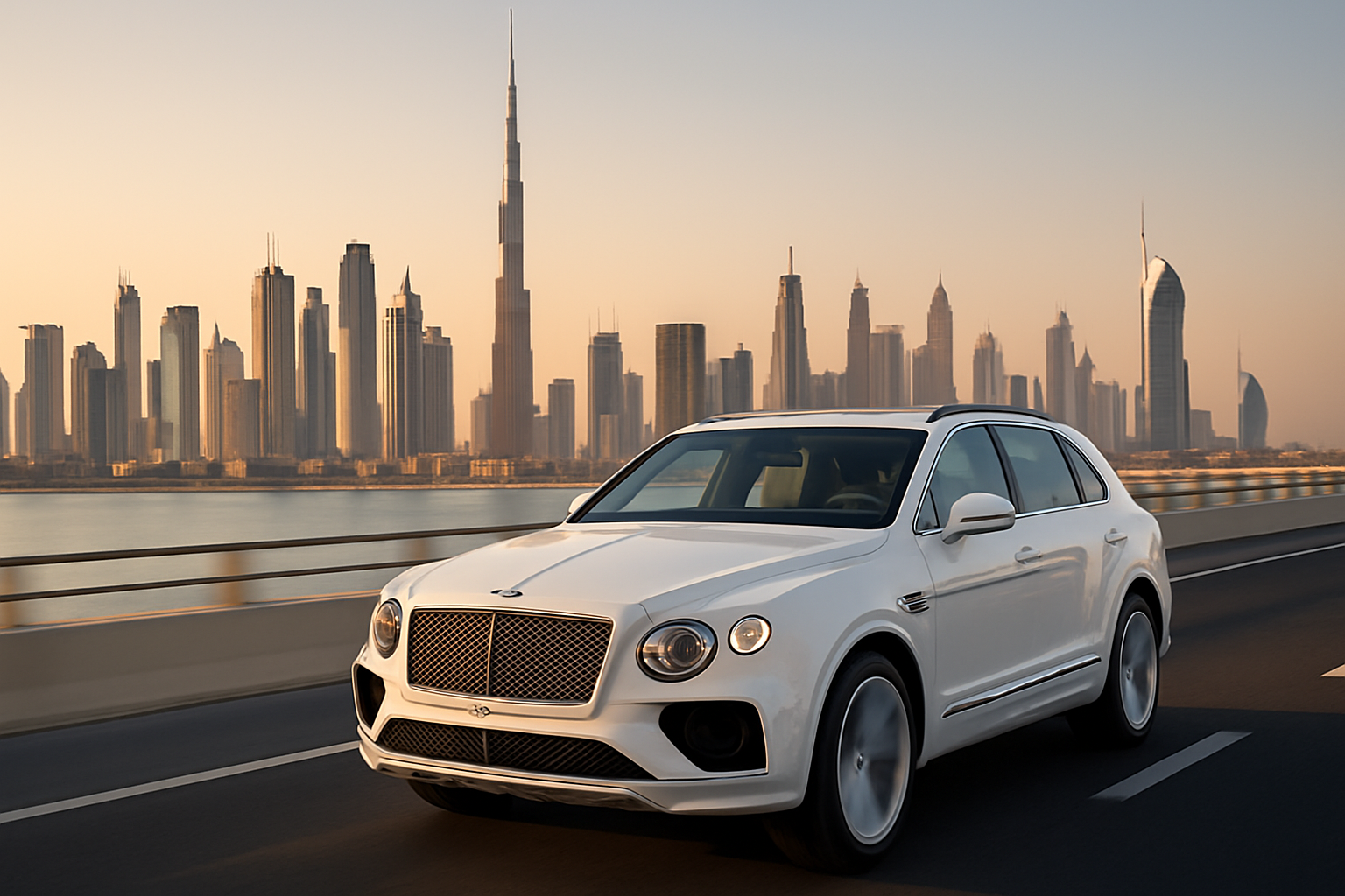 Luxury city tour of Dubai with iconic skyline