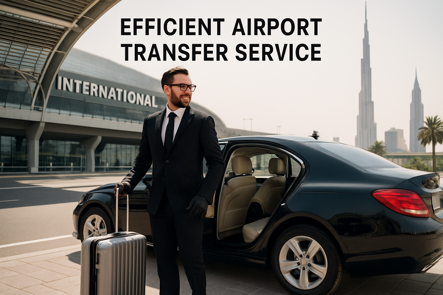 Efficient airport transfer service in Dubai